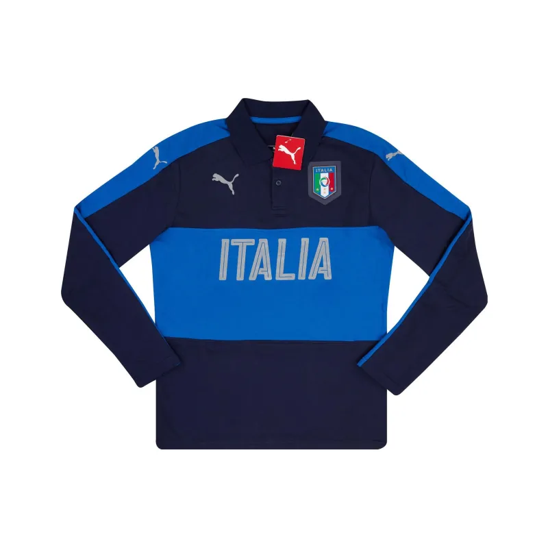 PUMA Polo Shirts Men Blue Black-0