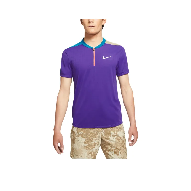 Nike Court Breeze Slam Polo Shirt Men's Palace Purple-0