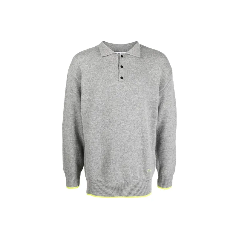 MSGM Polo Shirts Men Gray-0