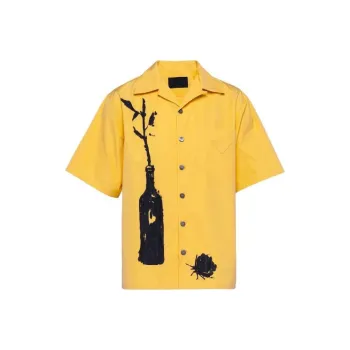 PRADA Shirts Men Yellow
