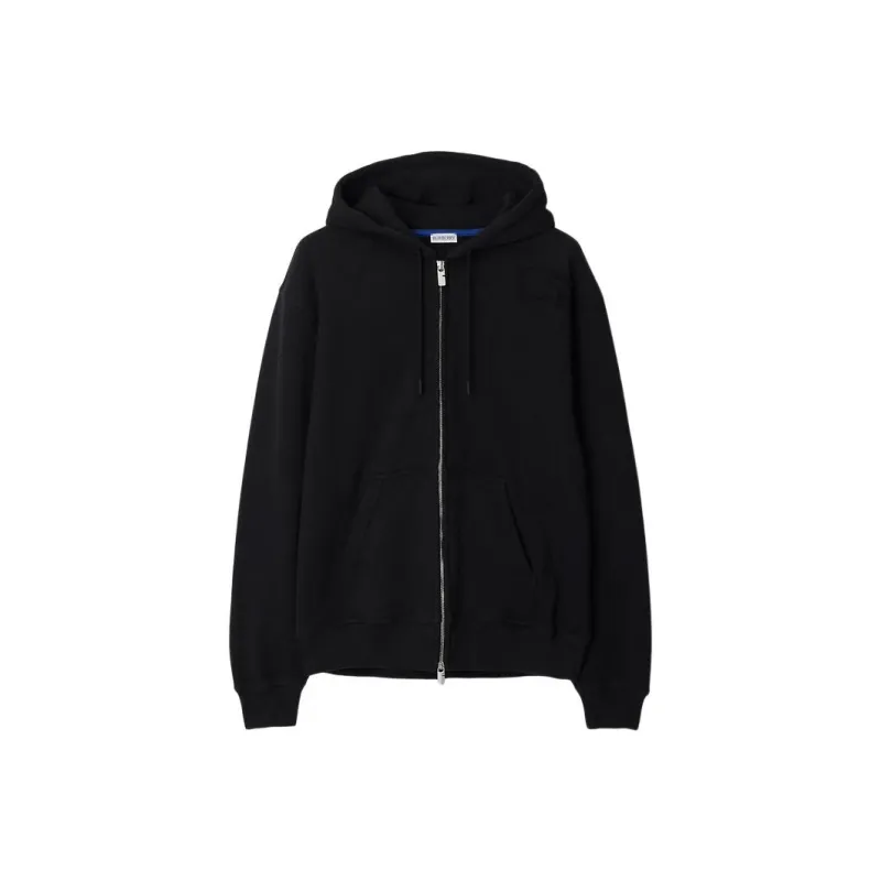 Burberry Equestrian Knight Design appliqué Hoodie-0