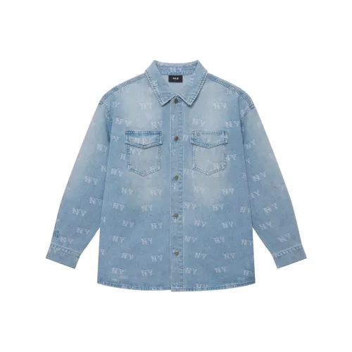MLB MONOGRAM Collection New York Yankees SS25 Shirt Unisex Light Blue