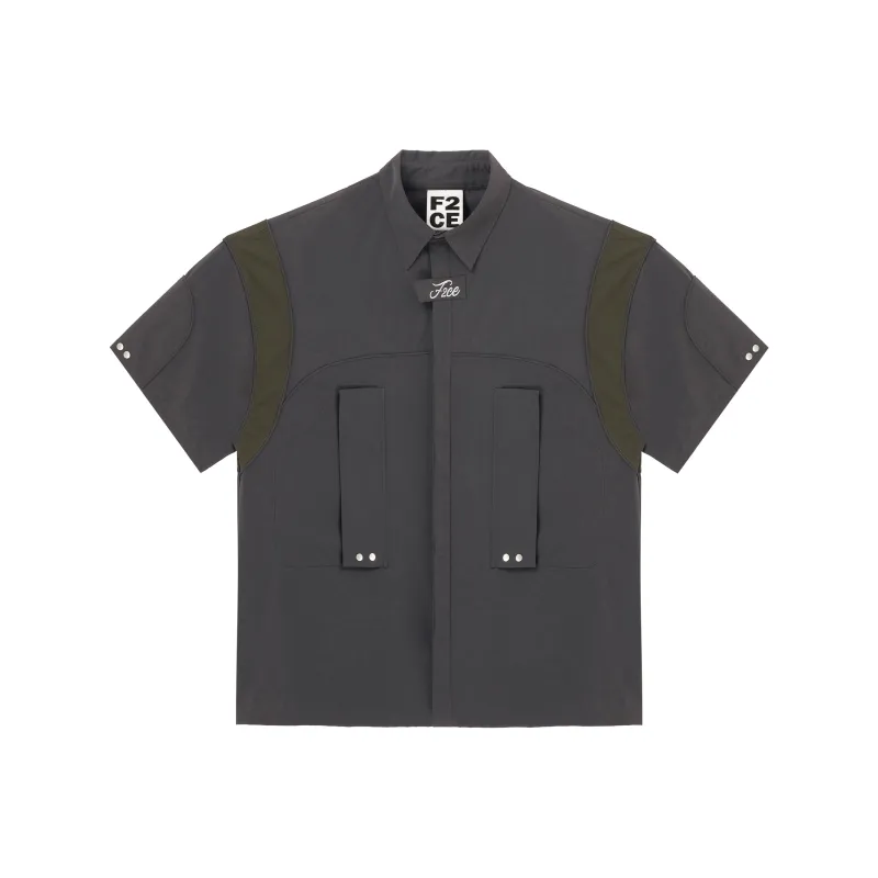 FIRE 2 COLD EGO Short Sleeved Unisex Dark Gray-0