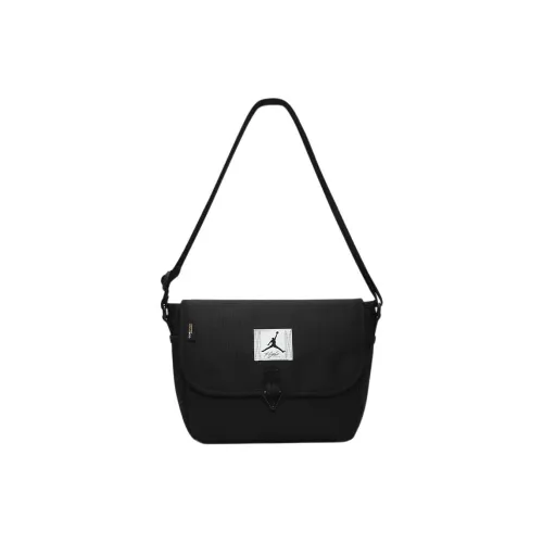 Jordan Polyester Shoulder Bag, Crossbody Bag Unisex Black