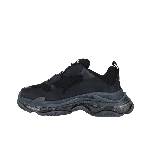 Balenciaga Triple S Clear Sole Black