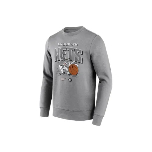 NBA Brooklyn Nets Looney Tunes Bugs Bunny Sweatshirt Men's Gray