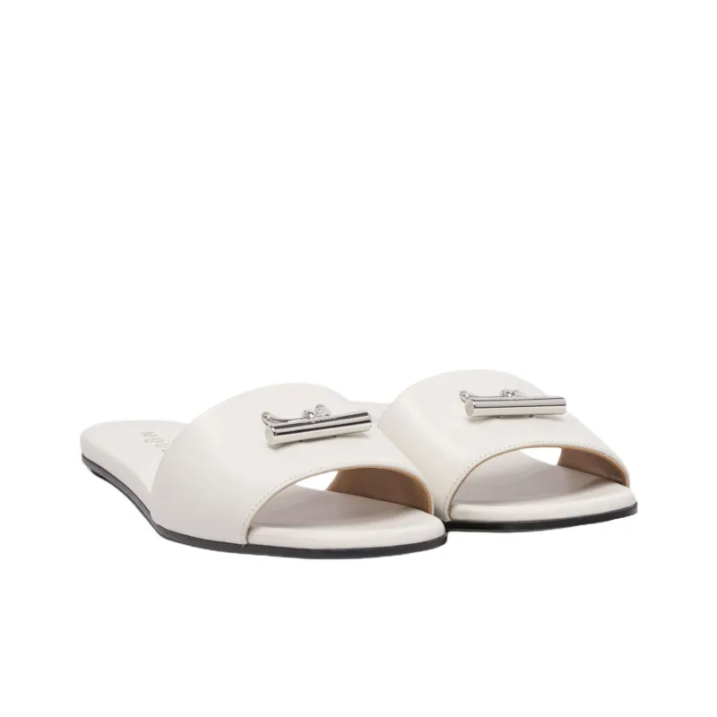 Alexander McQueen Slip Resistant Slide Slippers Women's White-2