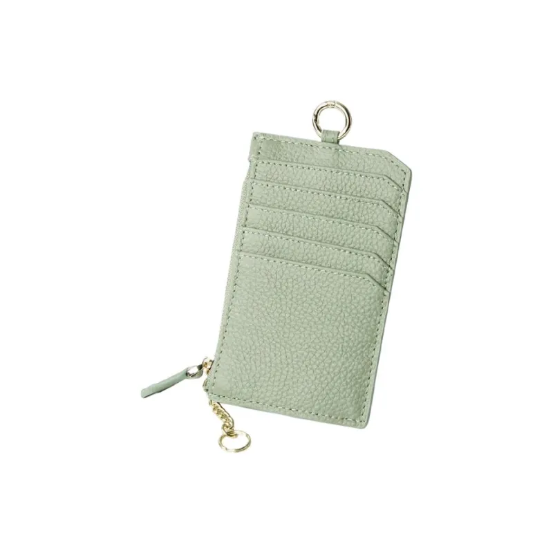 Tong Tong Rabbit Top Grain Cow Leather Coin Purse Women's Black/Blue/Gray/Pink/Light Green/Khaki/Sunlight White-5