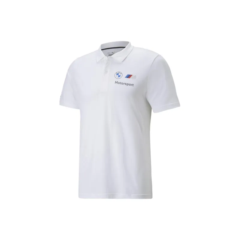 PUMA x BMW BMW Collaboration Motorsport Essentials Polo Polo Shirt Men's White-0