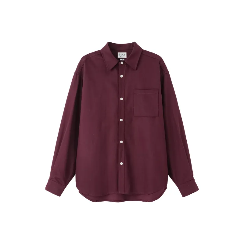 LR MADE Tencel Cotton Blend Long-Sleeved Shirt Unisex-0