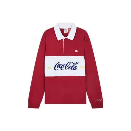 Champion X Coca Cola Striped Polo Shirt
