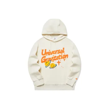 Erke Vertical Technology Sweatshirt Unisex Cheese White