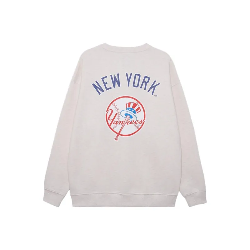 New Era FW24 Sweatshirt Unisex Ivory White-0