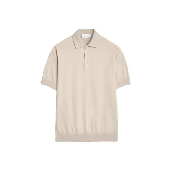 LARDINI Fine knit Polo Shirt