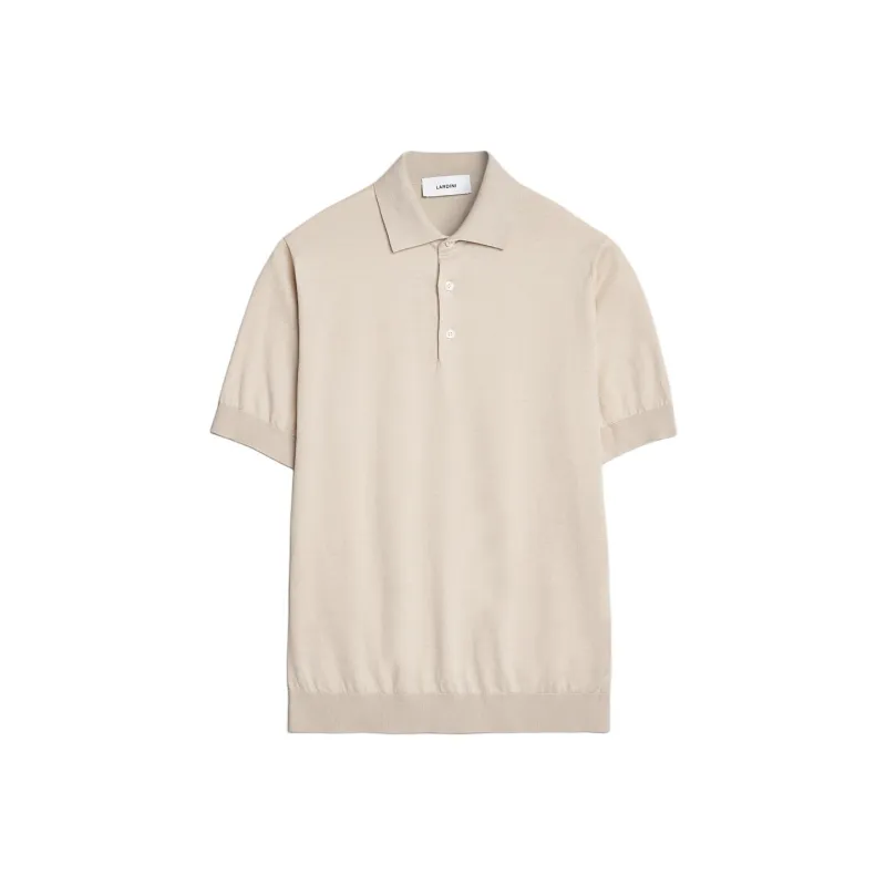 LARDINI Fine knit Polo Shirt-0