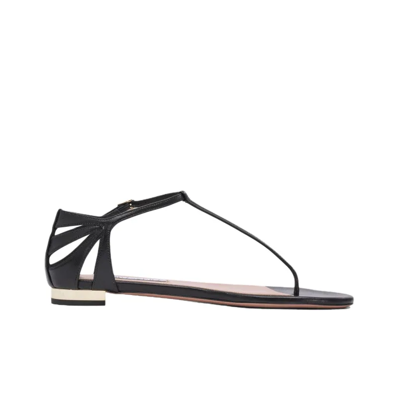 AQUAZZURA One Strap Sandals Women's Black-1
