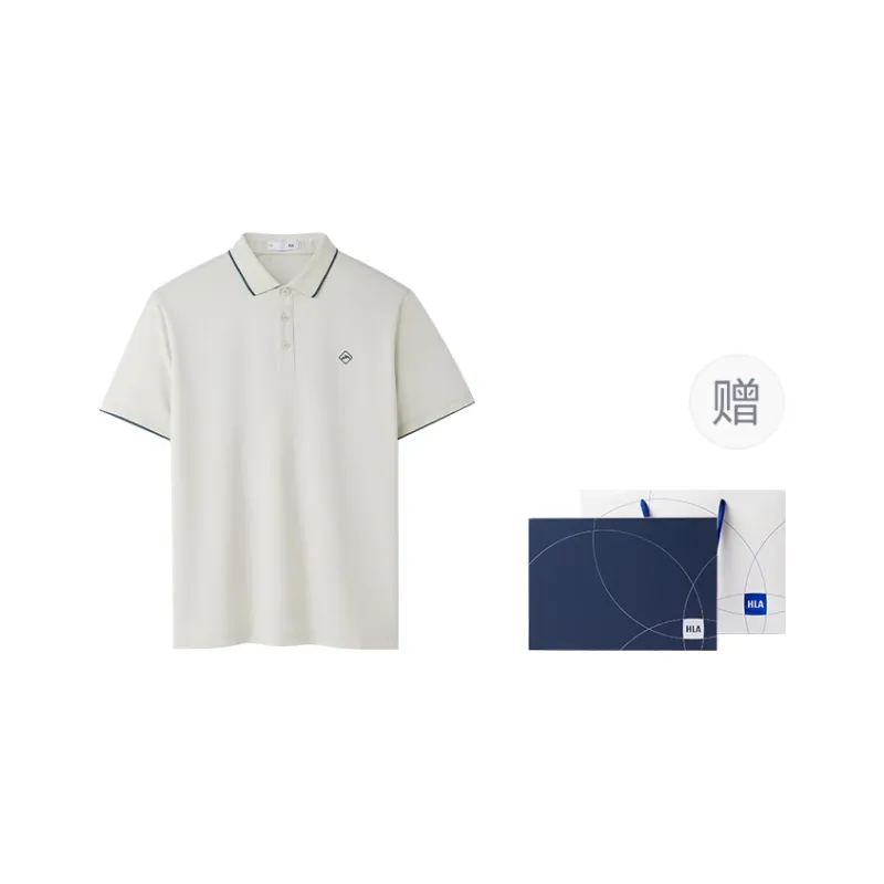 HLA The Mountain Is Not In The High Series Polo Shirt Men's-17
