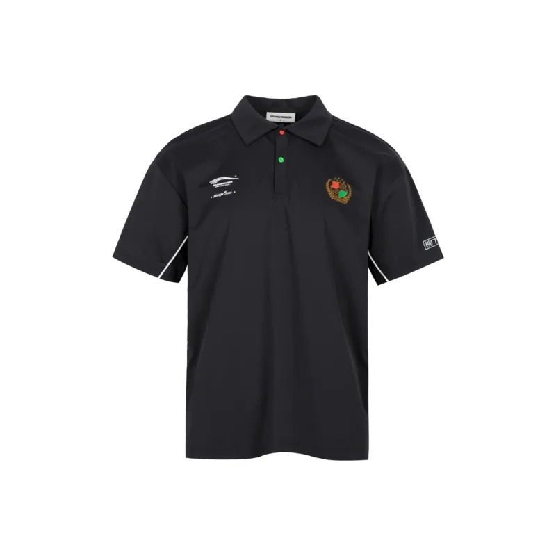 ORANGE DRAGON 2025 Summer Polo Shirt Unisex Black-0
