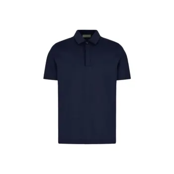 Canali Polo Shirts Men Blue