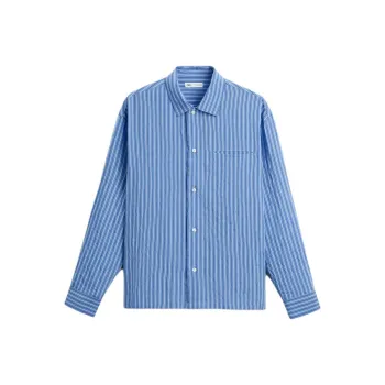 ZARA Shirts Men Blue/White