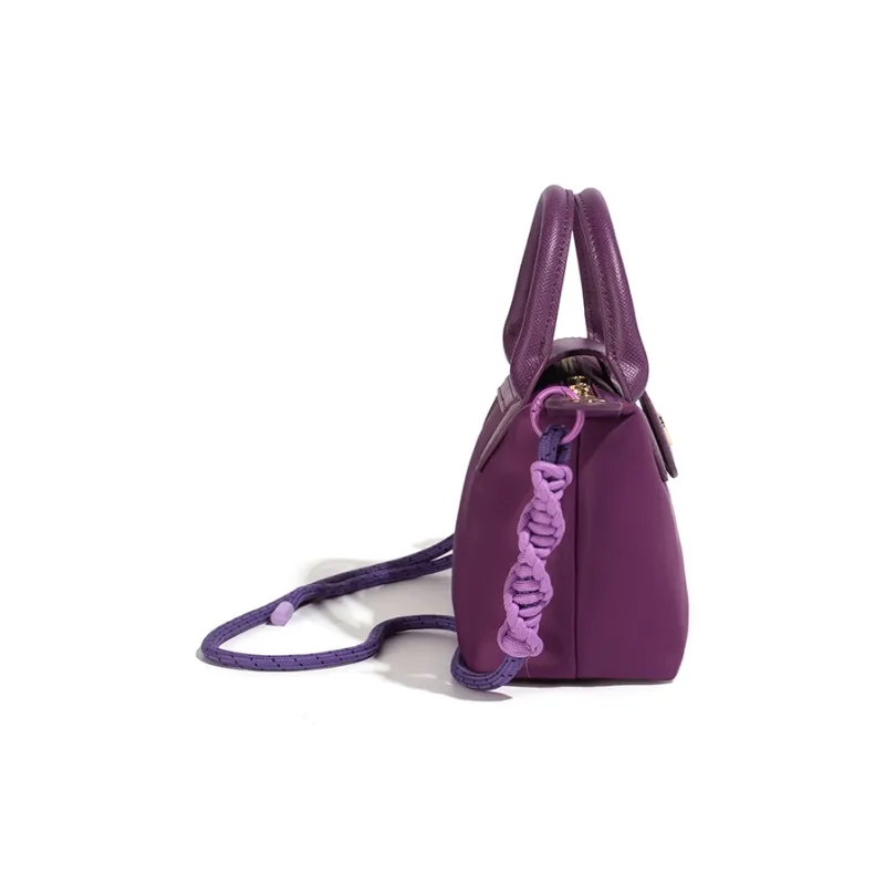 NOISY TEDDY Nylon Dumpling Bag Handbag Regular Women's Pink/Blue/Rose Red/Purple-19