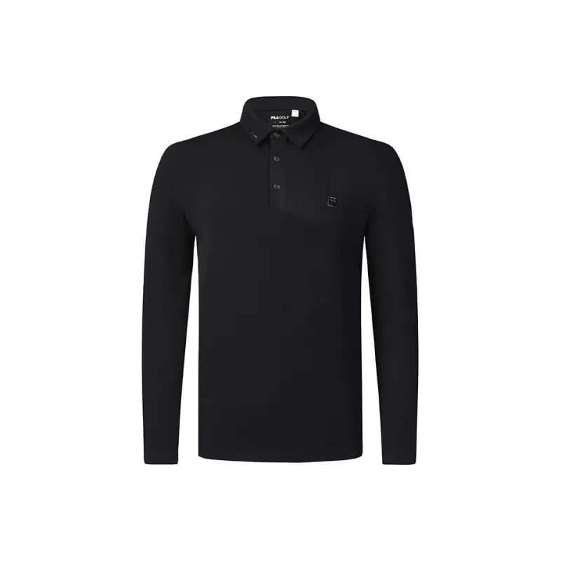 FILA Golf Series Polo Shirt Men's Pitch Black-0