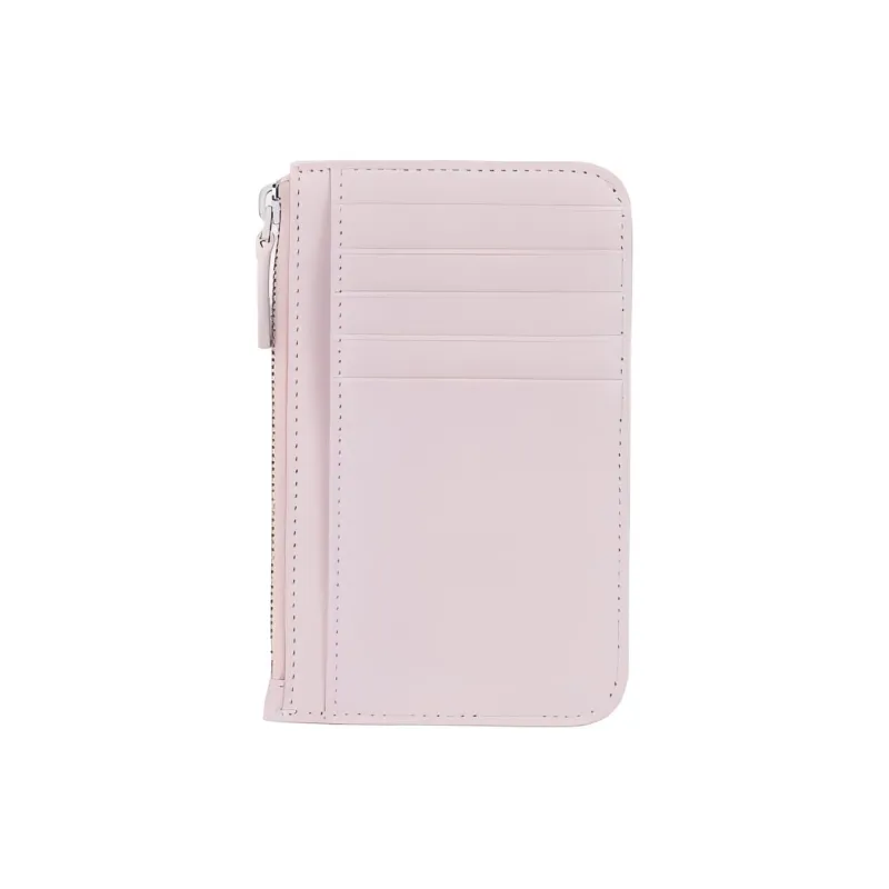 Balenciaga ESSENTIAL Sheepskin Card Clip Zero Wallet Regular Women's Light Pink-0