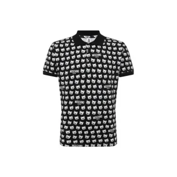 MOSCHINO Polo Shirts Men Black