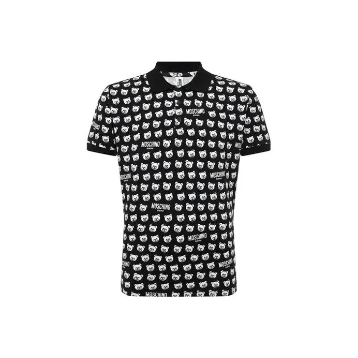MOSCHINO Polo Shirts Men Black-0