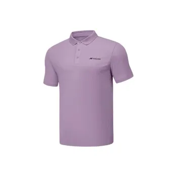 Skechers GODRI Polo Shirt Men's Mature Grape Purple