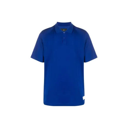 Y 3 Polo Shirts Men Royal Blue