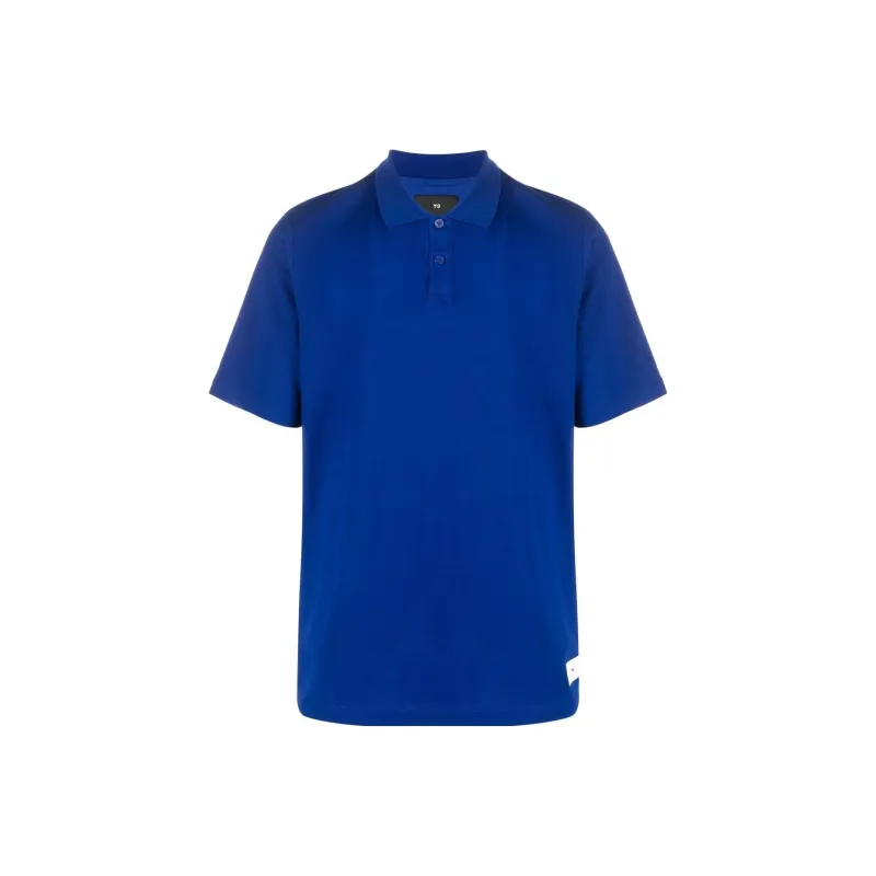 Y 3 Polo Shirts Men Royal Blue-0