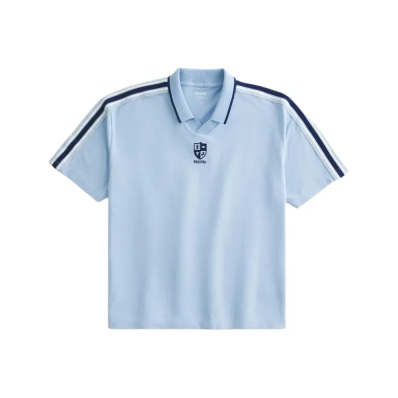 Hollister Polo Shirt Men's Blue-0