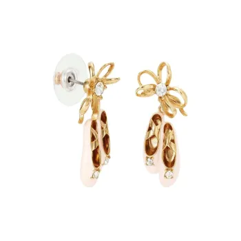 LES NEREIDES Gold Plated Brass With Enamel Earrings Women's Gold