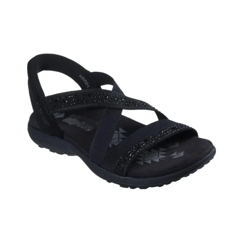 Skechers Reggae Slim Beach Sandals Women's Black-3