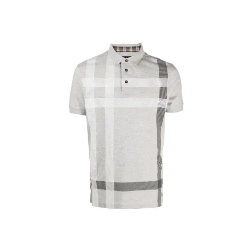 BARBOUR Large Check Short Sleeved Polo Shirt