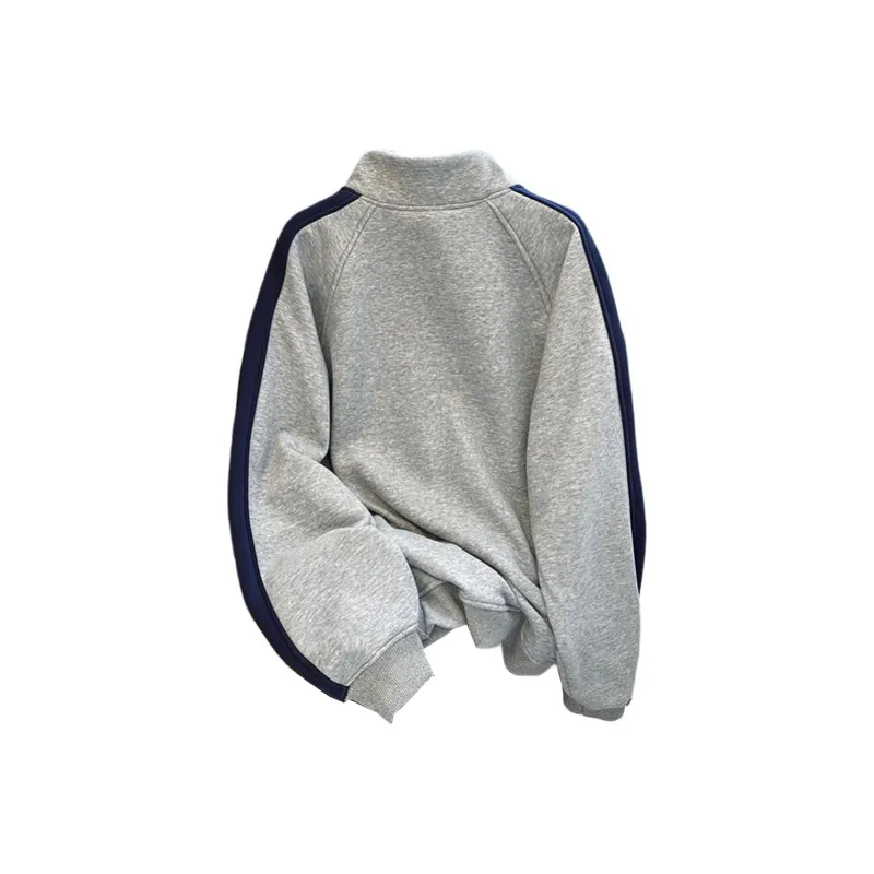 Mu Xiao Xin Sweatshirt Women's Gray-1