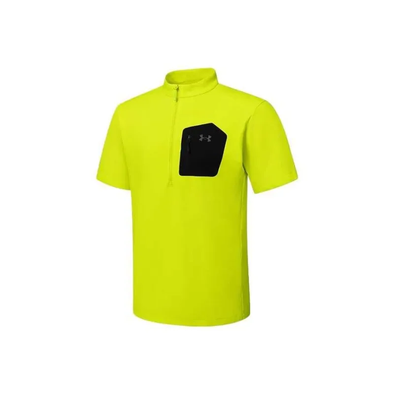 Under Armour SS24 Polo Shirt Men's Crystal Green-0