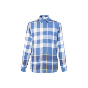Burberry Shirts Men Blue