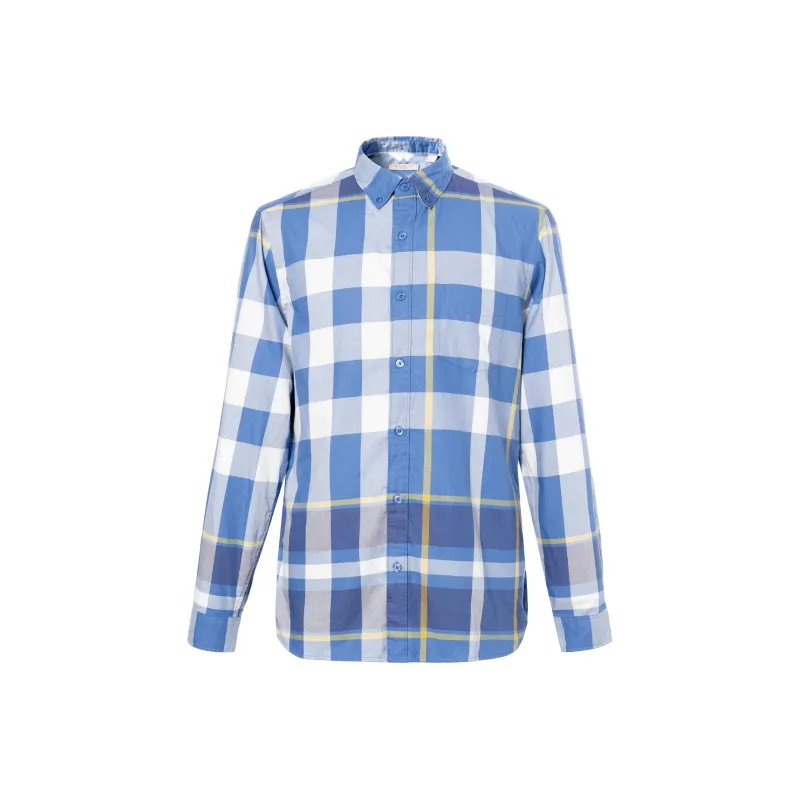 Burberry Shirts Men Blue-0