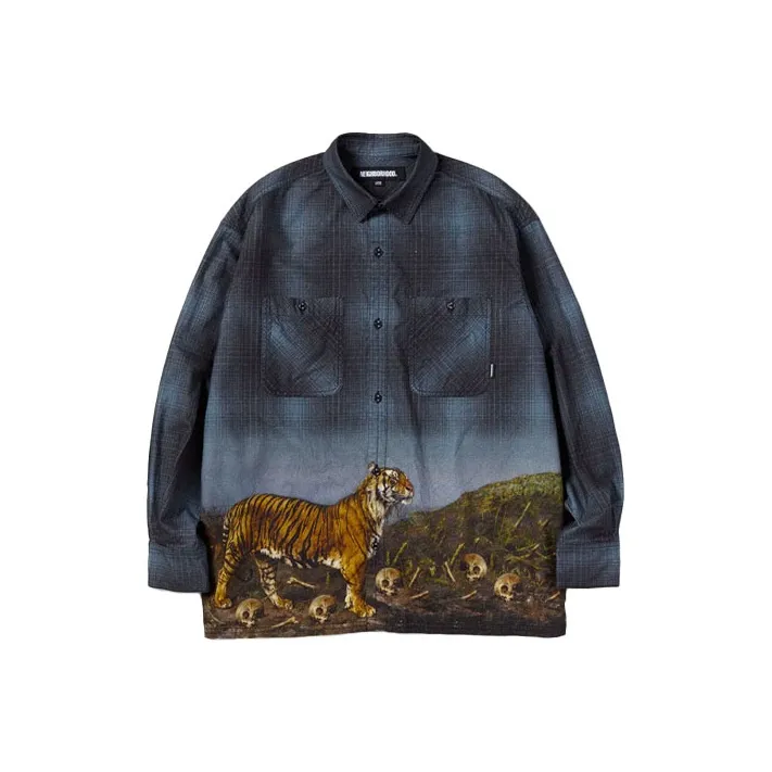 NEIGHBORHOOD Tiger Print Ve Shirt-6