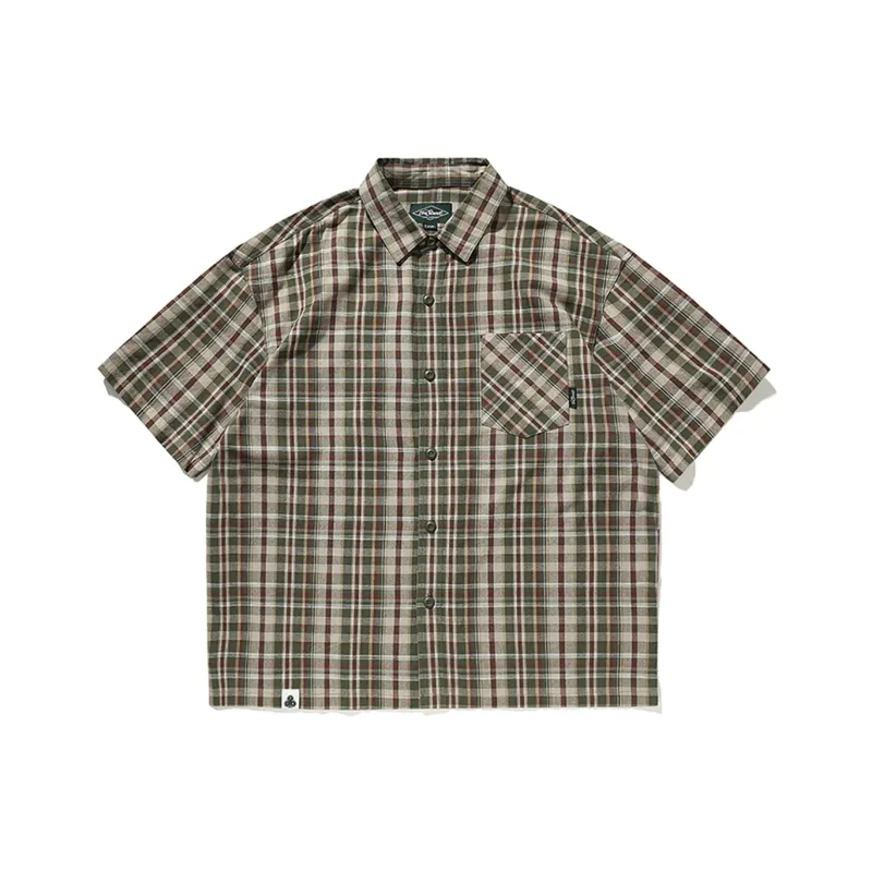 714STREET Shirt Unisex Green Coffee-0