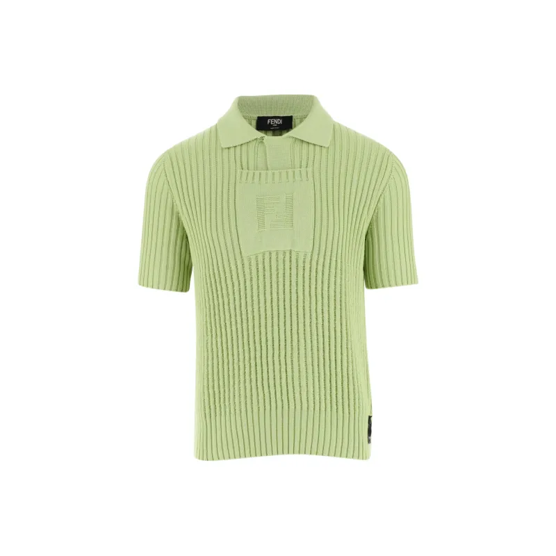 FENDI SS22 Polo Shirt Men's Green-0