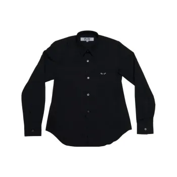 CDG Play SS24 Shirt Unisex Black