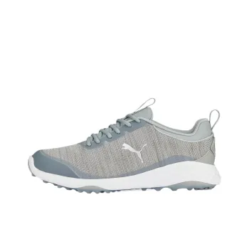 PUMA Fusion Pro Breathable Low Top Golf Shoes Men's Gray