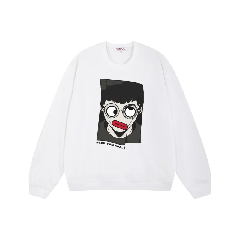FAIRWHALE Loose Fit Pullover Drop Shoulder Crew Neck Sweatshirt Unisex-2
