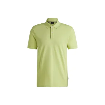 HUGO BOSS Logo embroidered Cotton Polo Shirt