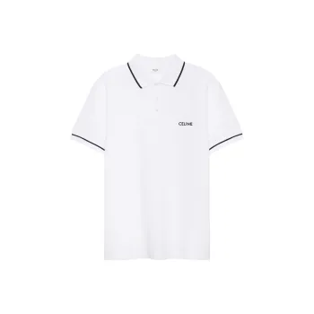 CELINE SS23 Polo Shirt Men's White