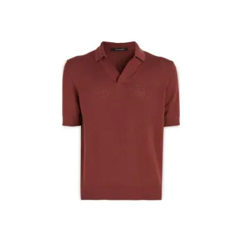Tagliatore Textured finish Polo Shirt