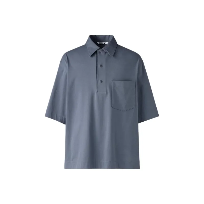 UNIQLO U Collection SS25 Polo Shirt Men's Gray-0